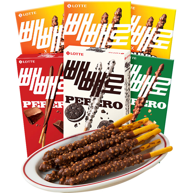 ���죨LOTTE��������pepero�ɿ�����6�����װ������������������ɰ�