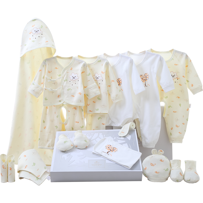 亿婴儿婴儿礼盒衣服套装：价格优势+可爱设计