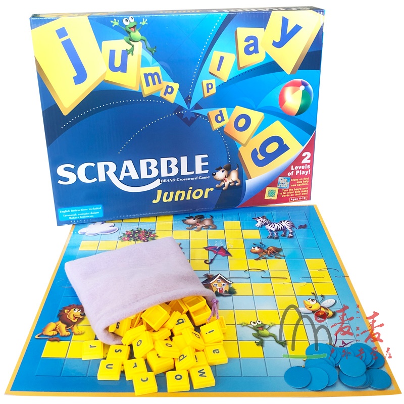 繁鹿 2021新款scrabble英语棋英文拼字游戏2-3岁26个字母桌面棋儿童