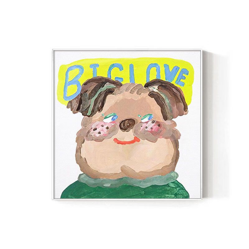 儿童房装饰画韩国插画师friends系列奶油小熊可爱幼儿园墙面挂画 1 30