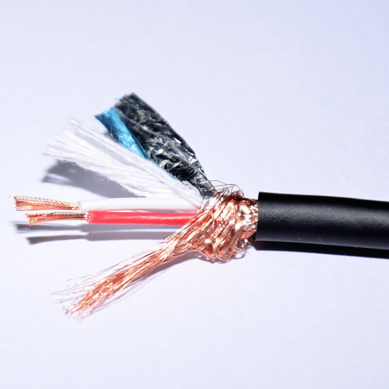 q-97双芯咪线话筒卡农线rvpe2芯ktv工程调音台音频信号线带屏蔽麦克风