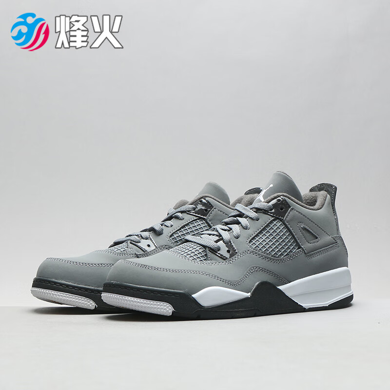 烽火 air jordan 4 bred aj4 乔4 灰老鼠酷灰 篮球鞋 bq7669 007 bq