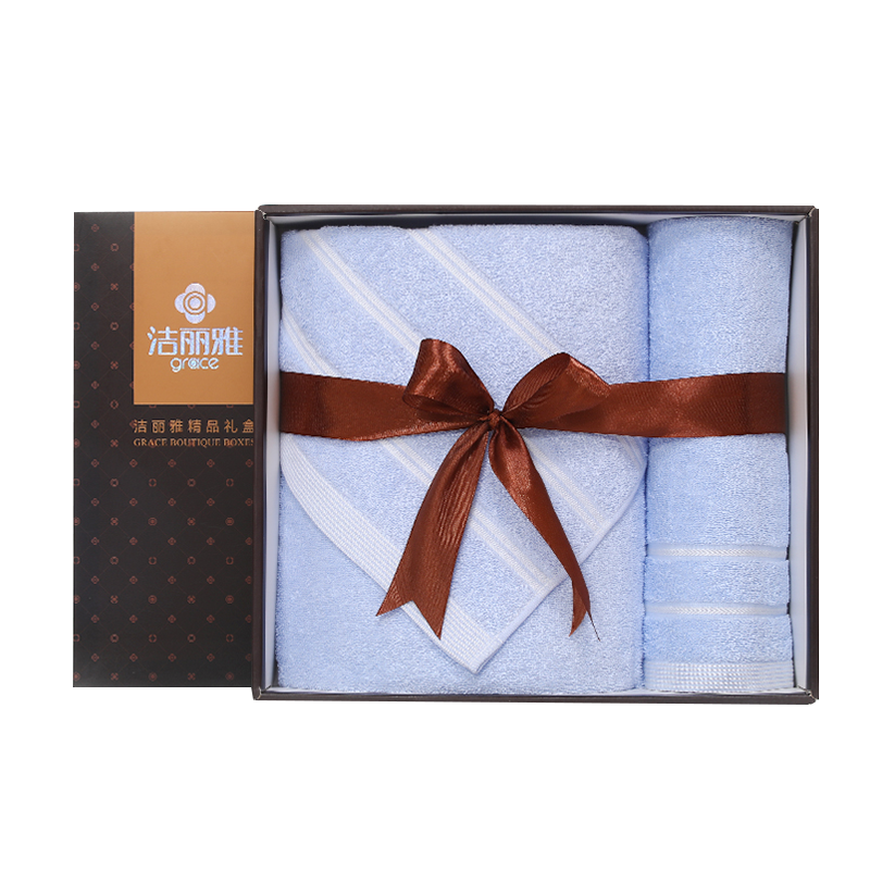 洁丽雅Grace毛巾礼盒套装，价格历史趋势稳定上涨，全棉材质舒适吸水