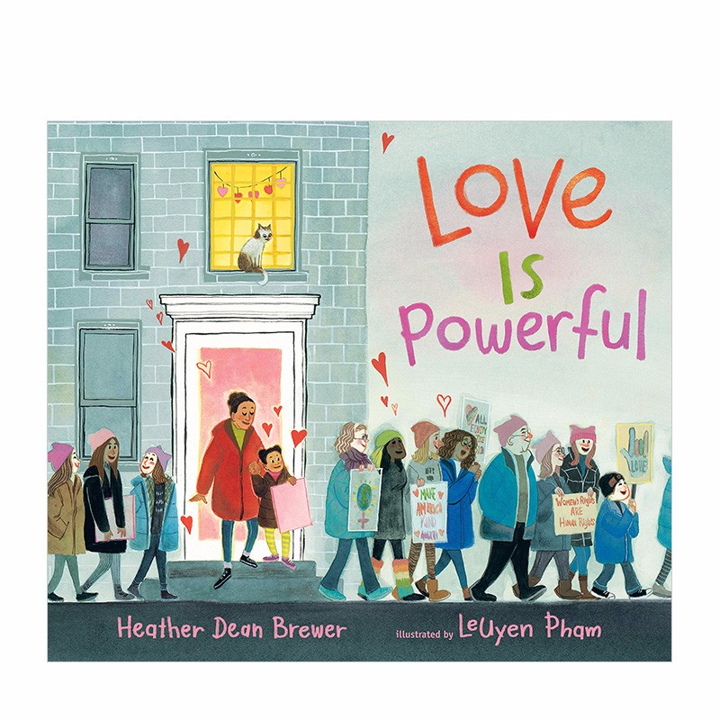 【现货】love is powerful爱充满力量 和平友爱停止分裂绘本 英文原版