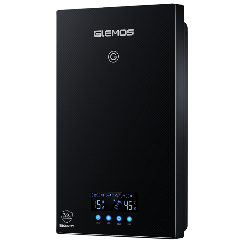 格林姆斯（GLEMOS）即热式电热水器 多模变频增压大水量家用小型速热免储水淋浴洗澡 GL10典雅黑