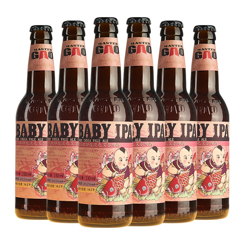 MasterGAO 高大师精酿啤酒baby fat婴儿肥IPA艾尔中国产精酿6瓶装