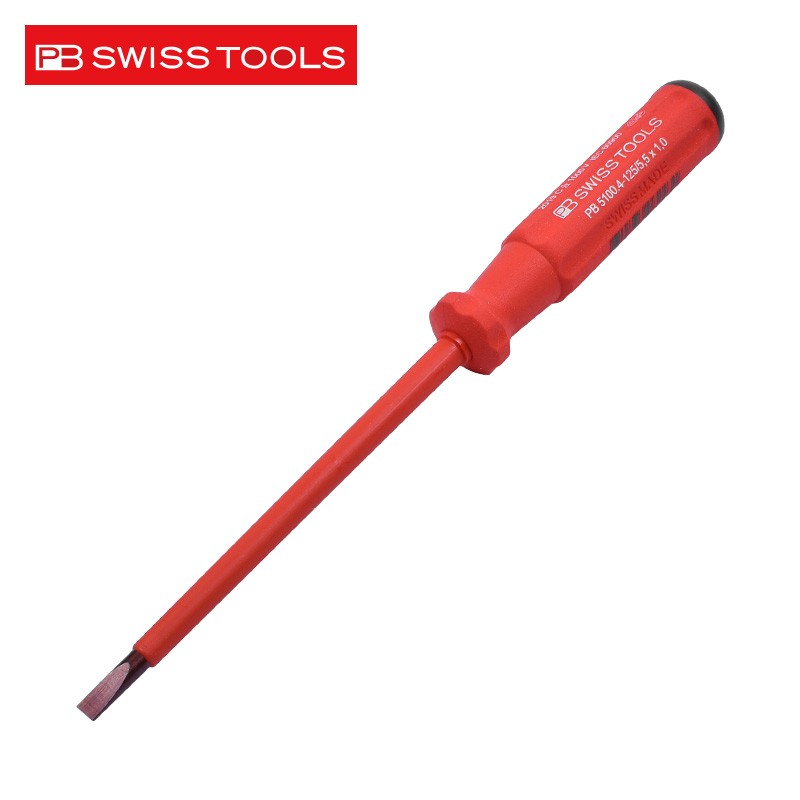 瑞士（PB SWISS TOOLS）绝缘螺丝刀 PB 5100.4-125