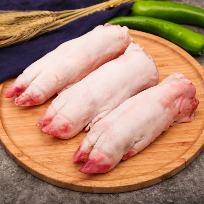 果亦橙4斤猪蹄新鲜猪蹄块冷冻猪脚猪手前蹄免切猪爪猪手猪蹄子猪生鲜