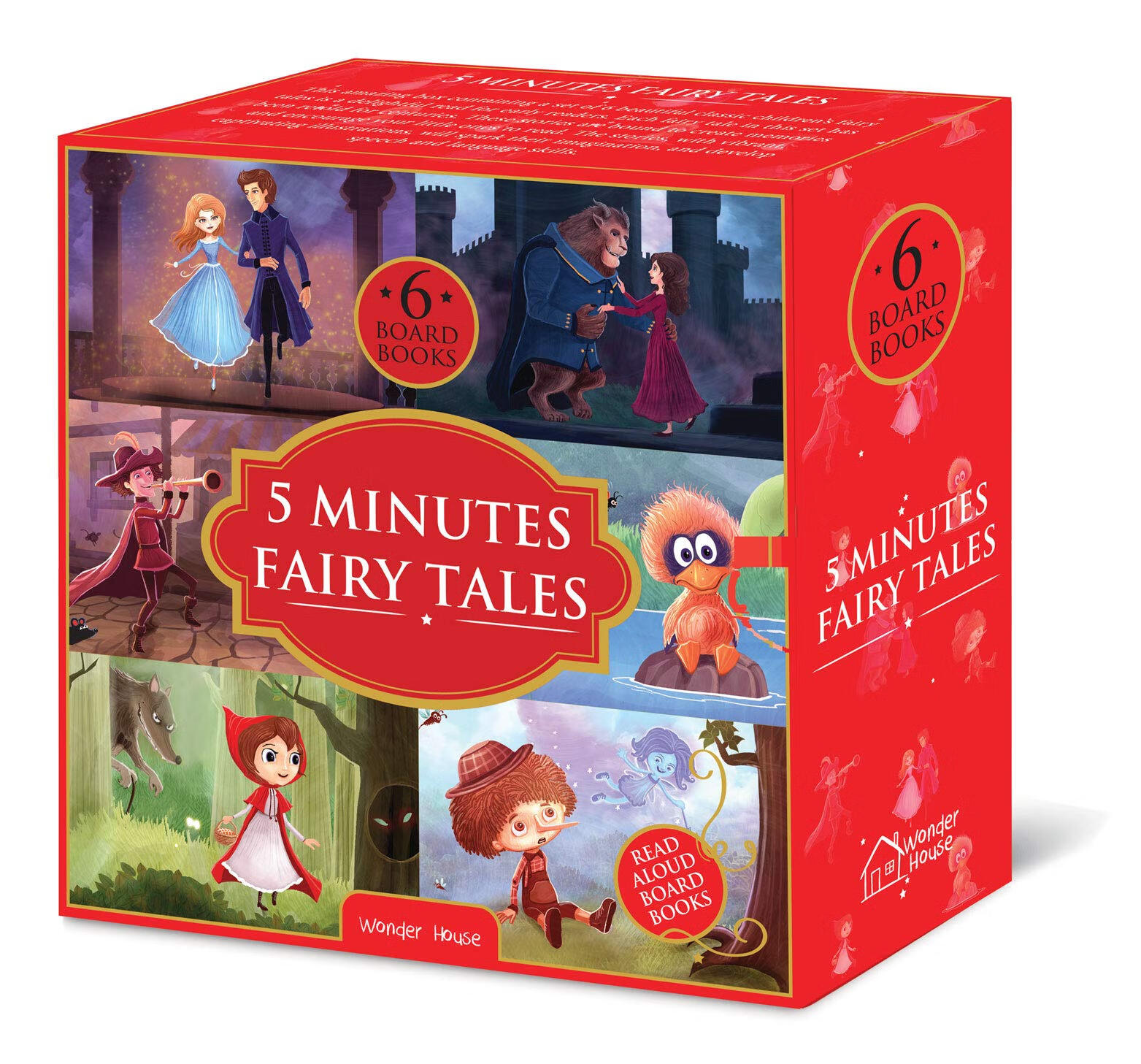 5 minutes fairy tales bookset: giftset of 6 board books for *ren