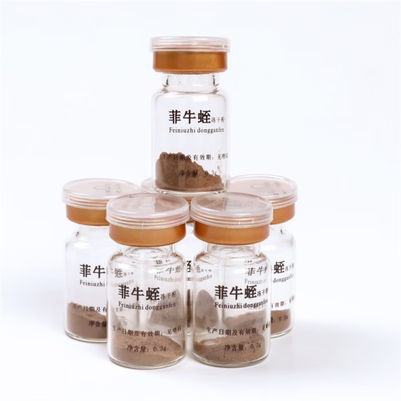 北京同仁堂 原料菲牛蛭冻干粉云南天然水蛭素水蛭粉蚂蟥素6盒30瓶