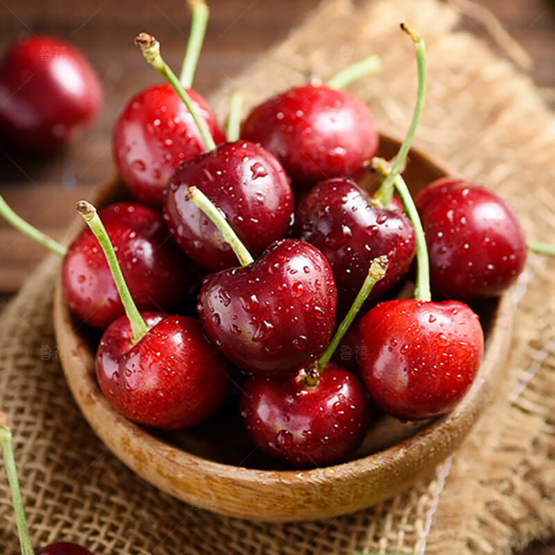 鲁禧山东樱桃 国产大樱桃车厘子【多地次日达】新鲜多汁水果送礼礼盒 4斤(净重) 单果 20-26mm 净重4斤【带箱5斤】