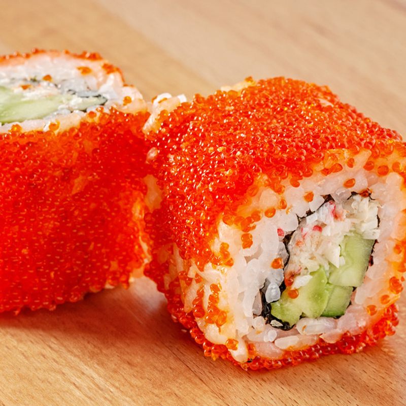 禾澹大粒红蟹籽即食寿司料理红蟹子冻调味飞鱼籽1kg鱼子酱红鱼子