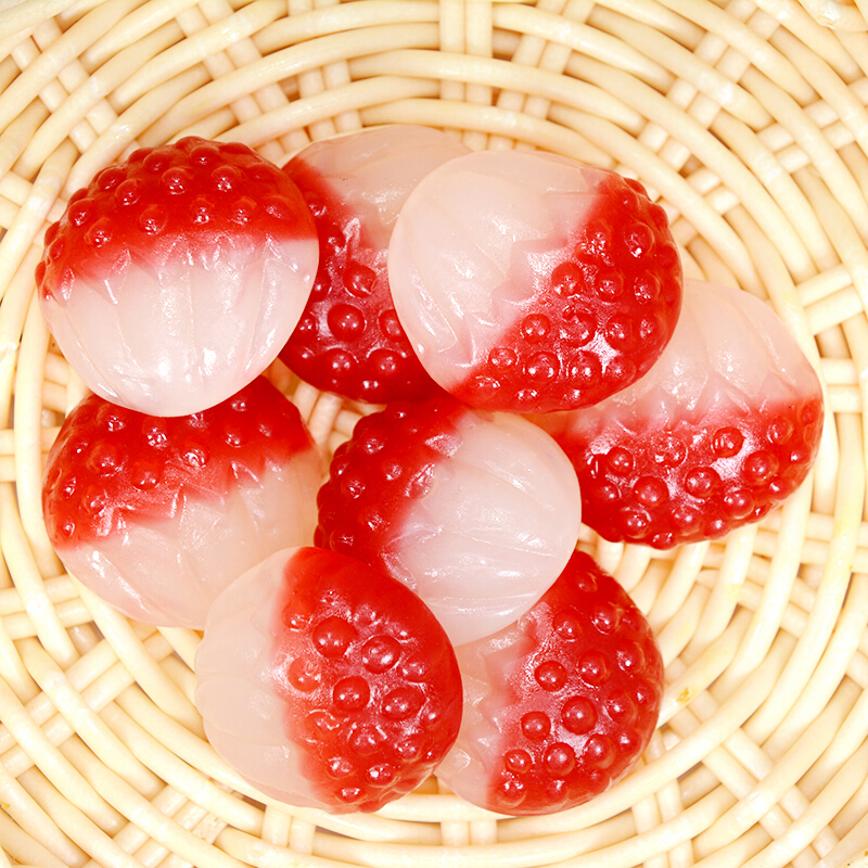 虎钢馋 荔枝橡皮糖 软糖 qq糖 零食多口味 袋装500g