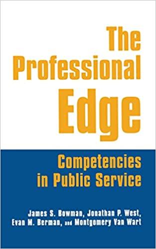 预订 the professional edge: competencies in public service
