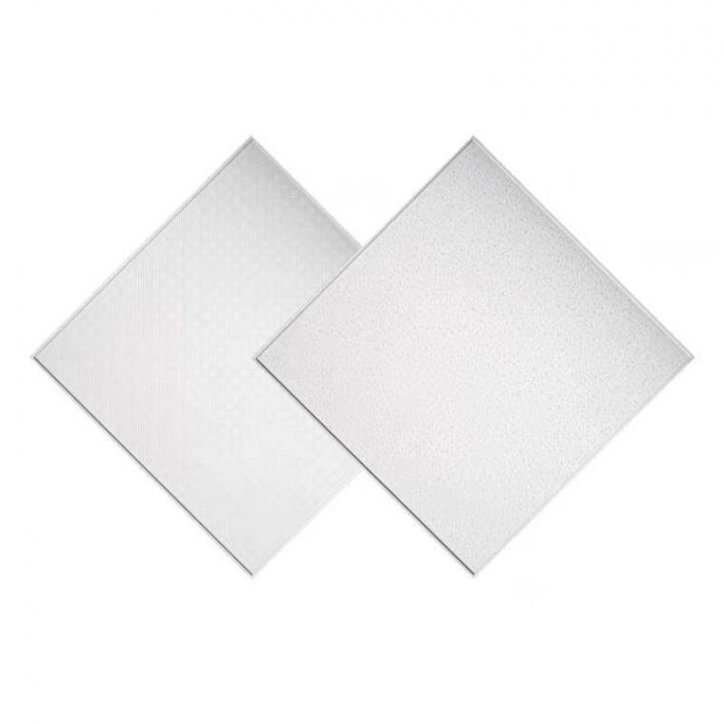 钙工程吊顶600x1200石膏板高晶板吸音防火 595x595x12mm厚度可定制