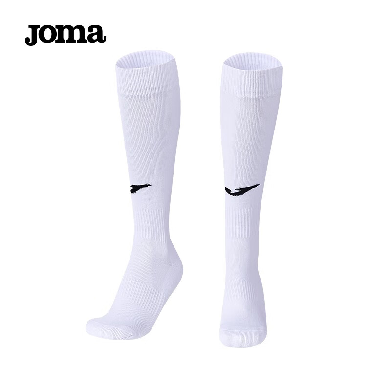 JOMA【赠品】足球袜长筒防滑耐磨高筒运动袜 白色 儿童款 20-22CM