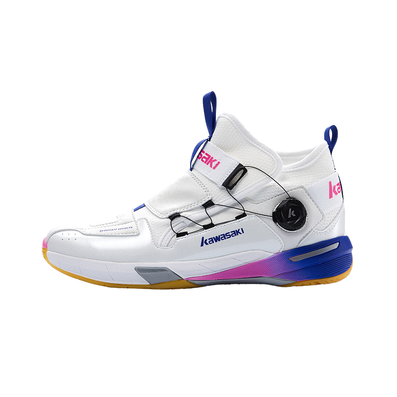 川崎（KAWASAKI）穿越2.0mid系列羽毛球鞋男女士款专业运动鞋儿童抗扭防滑减震耐磨 【穿越2.0】限定-钴紫蓝 43