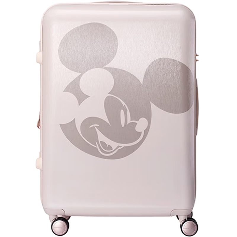 新秀麗（Samsonite）行李箱25英寸拉桿箱迪士尼米奇擴(kuò)容旅行箱AF9米色托運(yùn)密碼箱