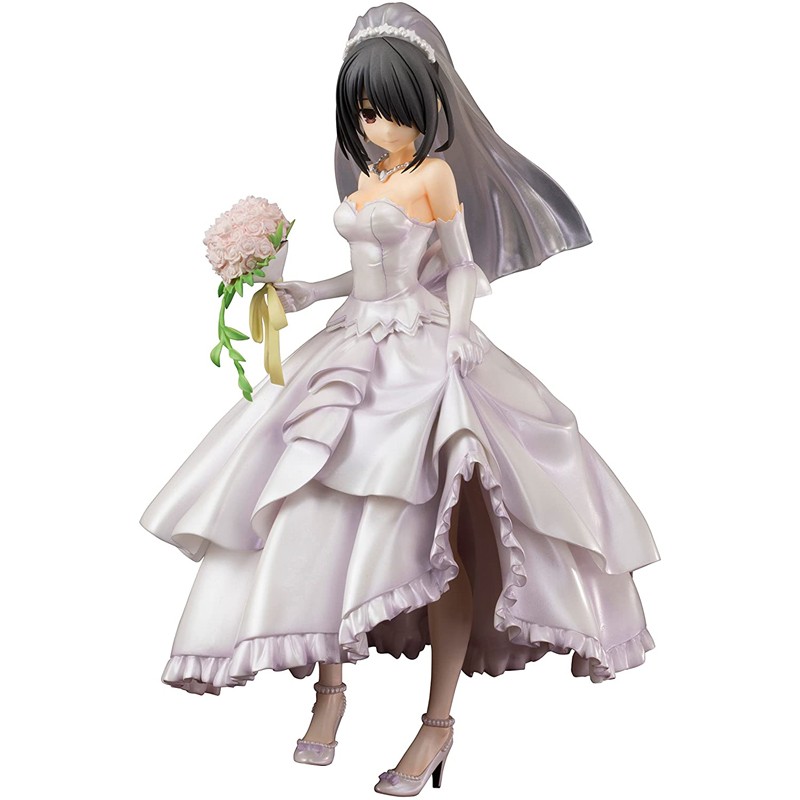 尚萌约会大作战婚纱花嫁狂三挂画相似对比