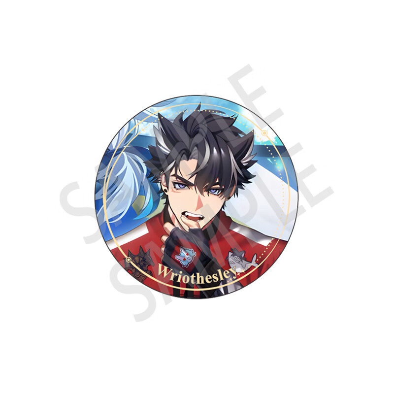 碎徽章谷子立牌背包挂件学生日礼物 莱欧斯利b款-58mm镭射玻璃碎吧唧