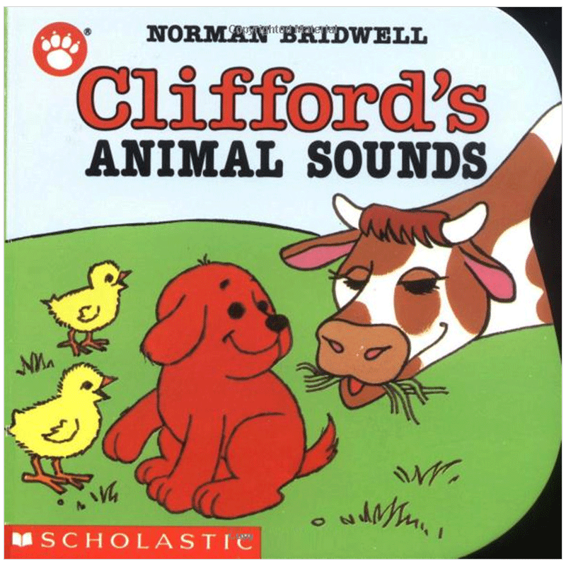 【现货】【clifford】animal sounds,【大红狗克利弗德】动物发音原版
