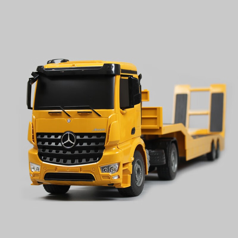 超大双鹰电动遥控车工程平板拖车儿童运输车载货车汽车玩具车男孩新年礼物 平板拖车（E562-001）