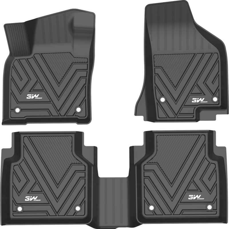 3W脚垫特斯拉modelY焕新版Model3专用全TPE汽车后备箱垫电动新能源 【豪华套】modely脚垫【四件套】