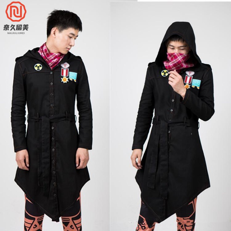 奈久留美绝地求生加绒风衣男女伏地魔吃鸡衣服连帽小学生儿童金龙外套