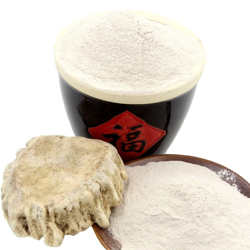 鹿角粉鹿角帽粉鹿托盘粉鹿角胶整个鹿乡特产不打粉250g 带打粉500g x