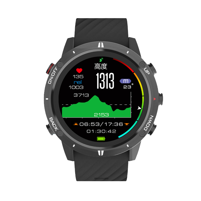 ��·���ܱ���GPS�˶��ֱ��ܲ�������Ӿ����������ѹָ����������ˮ�� ȫ��ɫ368Ԫ