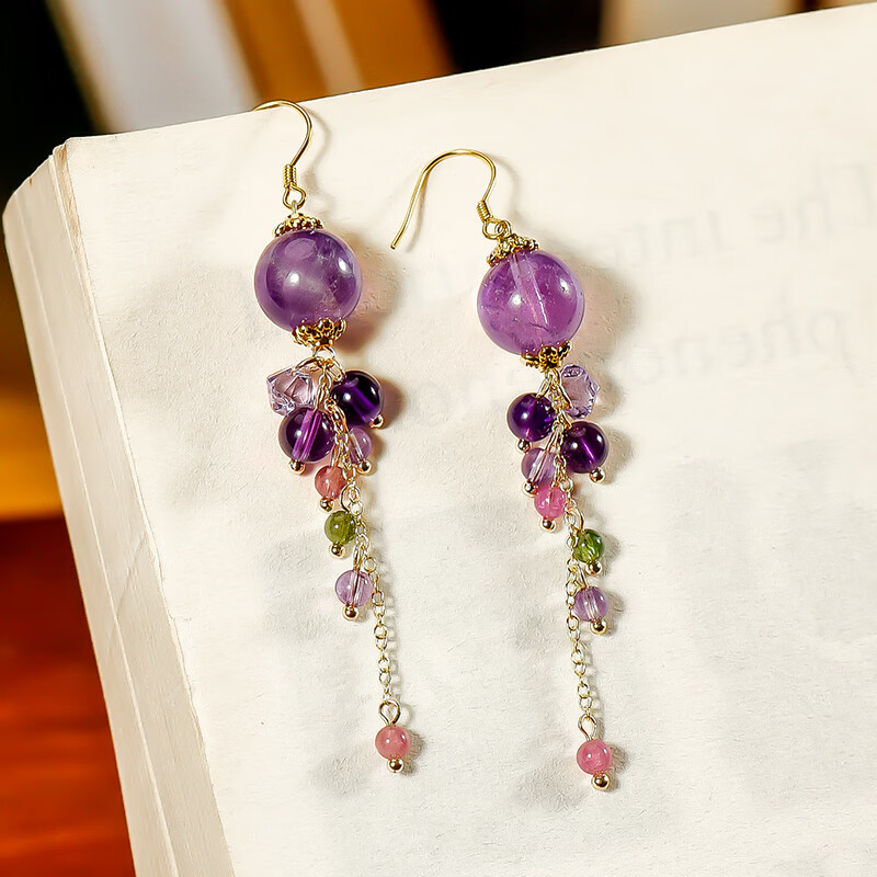 永赫 s925银饰品天然日常设计款气质耳饰 图片色