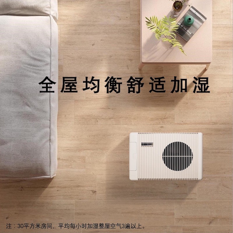 博沃纳(BRUNE)微静音加湿器客厅空调房无雾空气客厅家用上加水母婴德国进口B125 白色