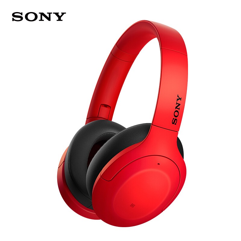 索尼（SONY）WH-H910N 蓝牙降噪无线耳机 头戴式Hi-Res音质游戏耳机 手机耳机（hear系列 红色）