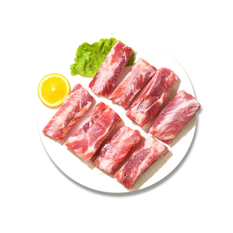 排骨新鲜现杀猪小排精肋排肉多散养土猪肉纯肋骨 1斤