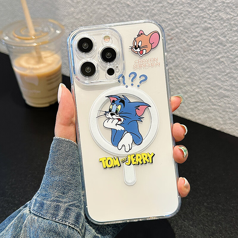 【咬手汤姆猫】硅胶磁吸款 iphone15 pro max