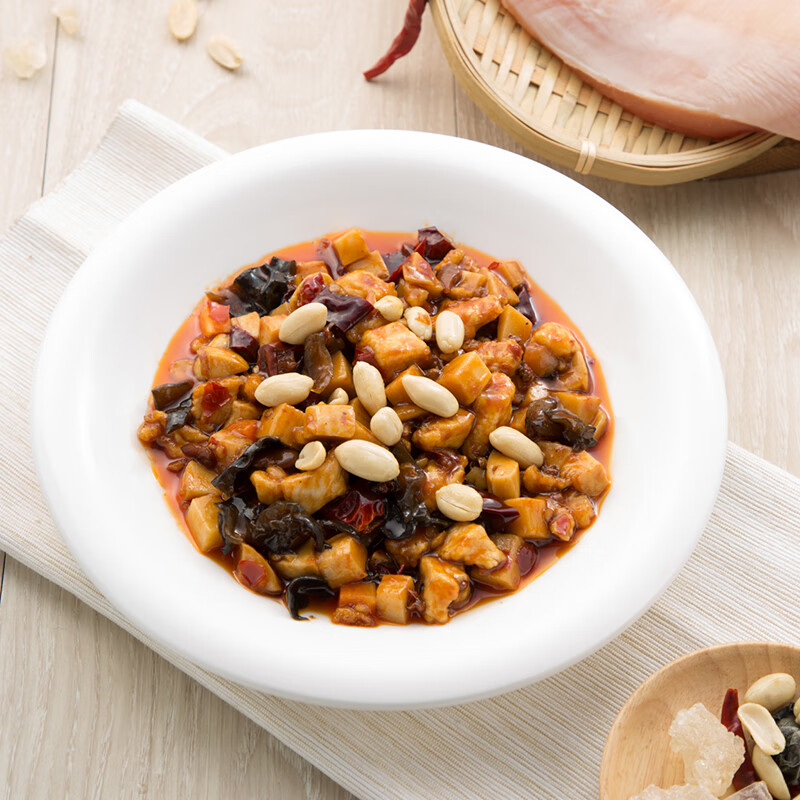 泛洲滋味轩宫保鸡丁加热即食私房菜半成品家宴冷冻速食川菜 轻便装200