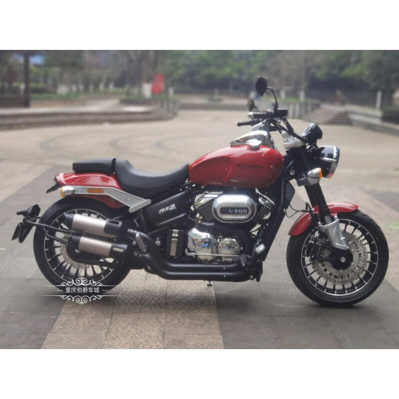 悦物耐典雷卡迪rx3双缸v型250雷克rx7燃油哈雷风太子巡航太子车整车可