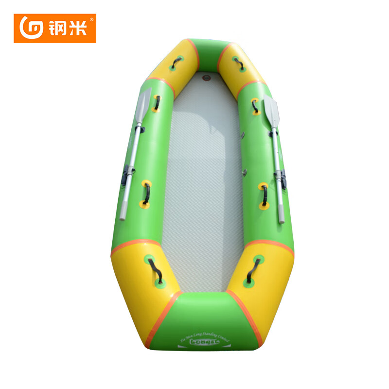 钢米 充气皮划艇黄绿3人座 只 1820225