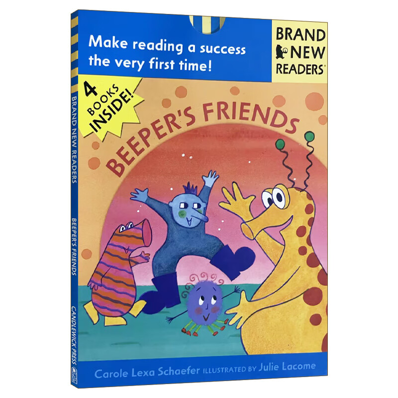 beepers friends brand new readers 英文原版 彼伯的朋友们 4个小