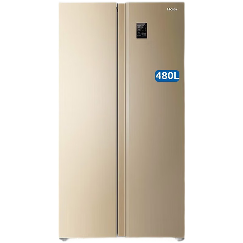 海尔（haier）冰箱双开门对开门小型家用超薄节能静音风冷无霜大容量480升电冰箱 BCD-480WBPT