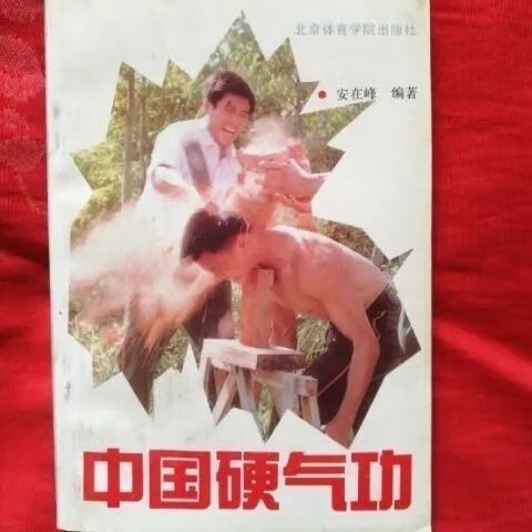 现货《中国硬气功》 安在峰编著 北京体育学院出版社 1990年武书 90年武书