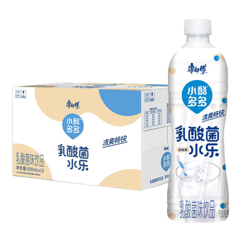 康师傅 小酪多多 乳酸菌味饮品 酸奶味 500ml*15瓶