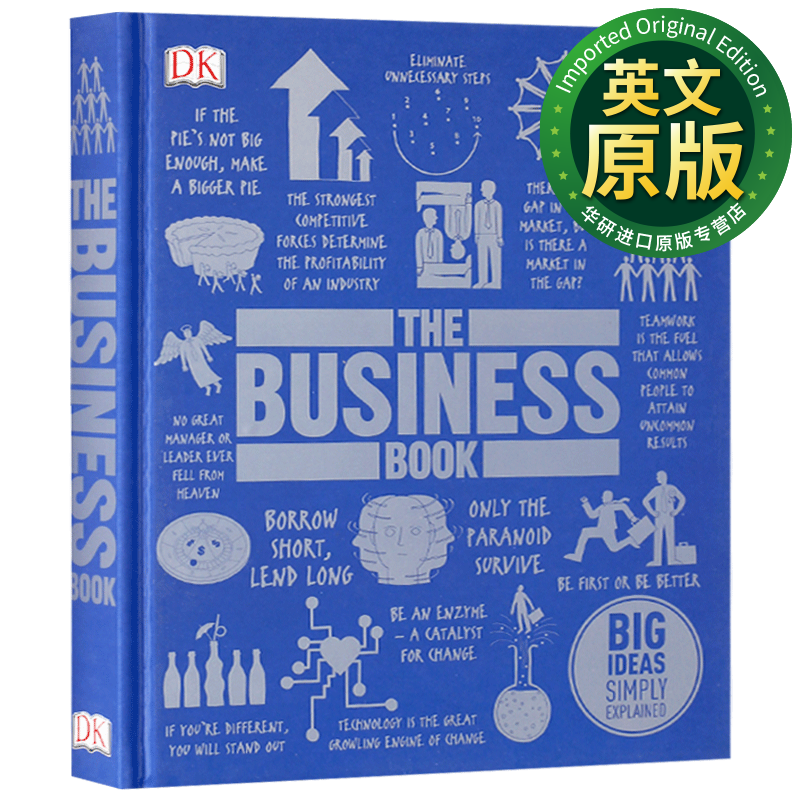 DK商业百科 英文原版 The Business Book 中产白领常备经管图解书 科普读物 精装