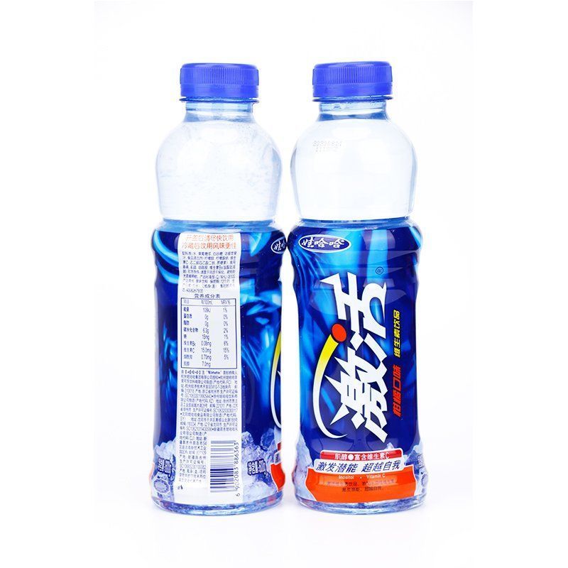 娃哈哈维生素饮料批发600ml/瓶多规格蜜桃柑橘柠檬味饮品 激活柑橘味
