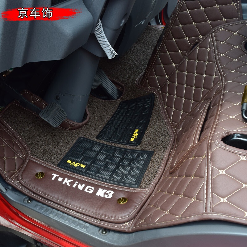 适用于唐骏欧铃k3全包围脚垫 欧铃t1t3金刚王唐骏k7欧铃t6小宝马双排