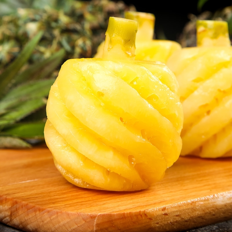 土地母亲计划 泰国进口小菠萝 削皮迷你小菠萝凤梨脆甜新鲜水果袋装