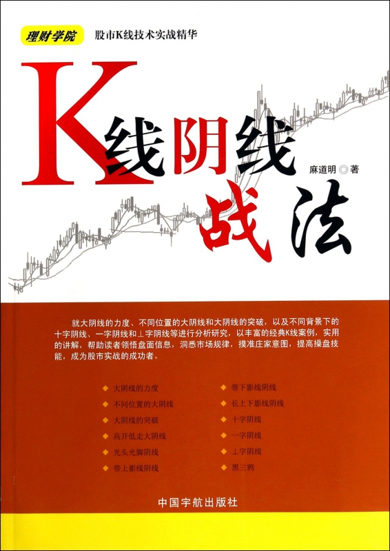 理财学院 K线阴线战法--图文并茂，言简意赅，通俗易懂。对于新老股民、中小散户投资者、职业操盘手和专业股评人士来说，都是一本实用性强的参考书