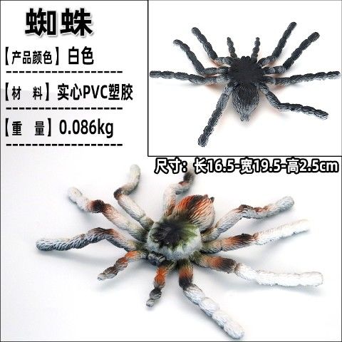 仿真套装冰蜘蛛玩具模型动物毒狼蛛整蛊吓人搞怪科教昆虫儿童礼物