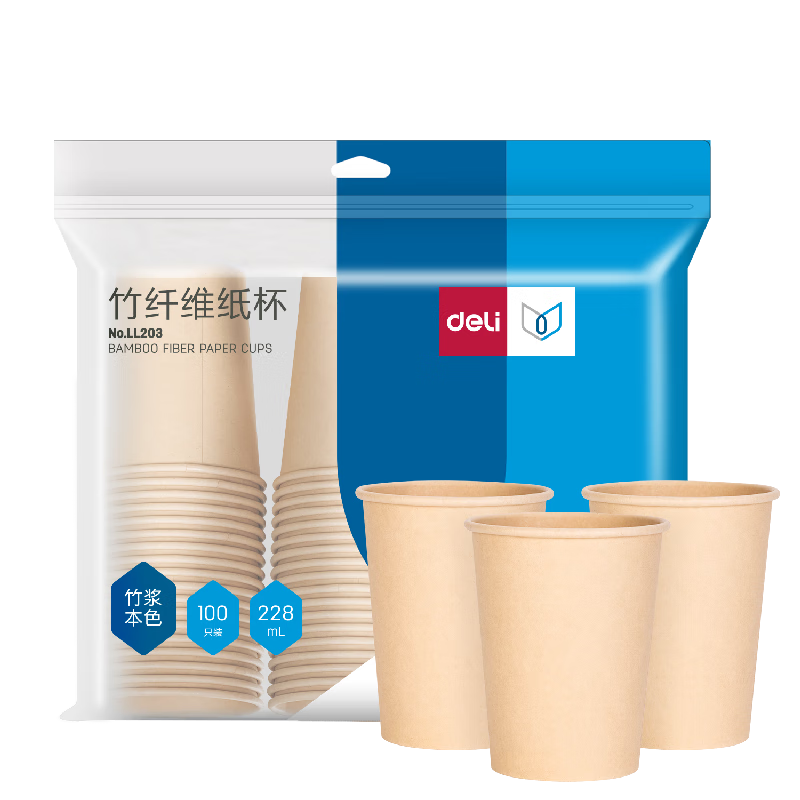 ������deli��228mlһ����ֽ���Ӻ�ʳƷ������άԭ�����̱�������ˮ�� 100ֻ 4.95Ԫ