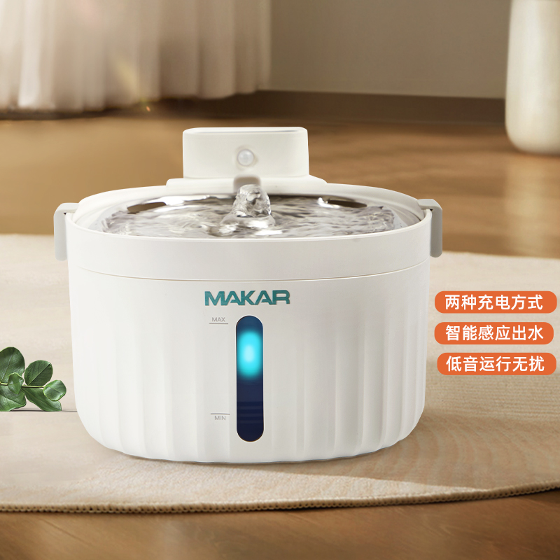 吐槽体验美卡双模感应智能饮水器宠物饮水机值不值得入手，真相曝光测评